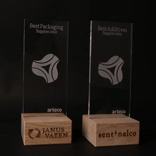 Custom Award - Glass of Fame Slim - Arteco