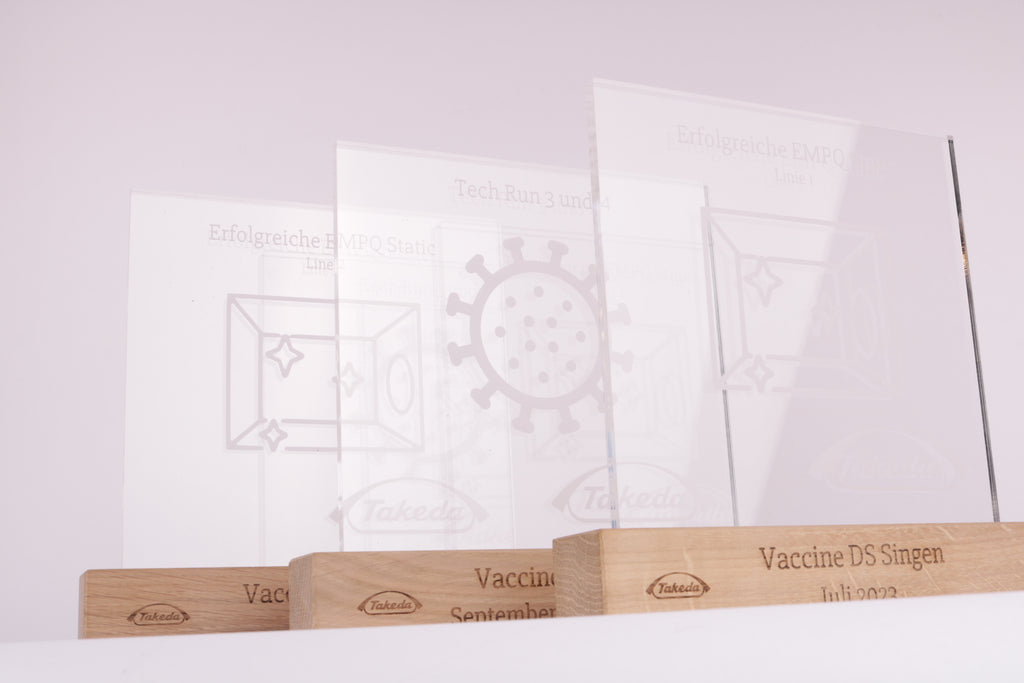 Custom Award - Glass of Fame - Takeda