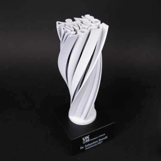 Custom Trophy - Twisty Trophy - UKSH White