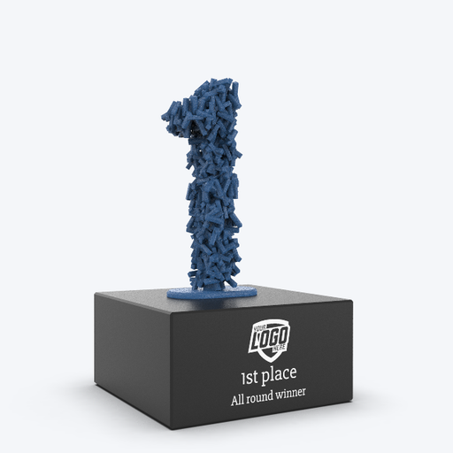 Custom award: Single Digit Award_blue