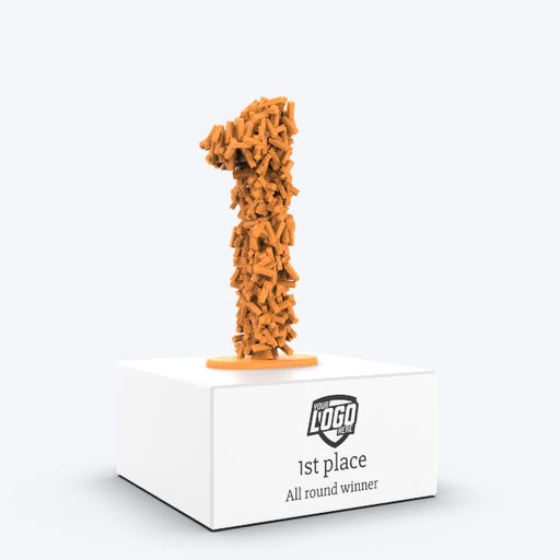 Custom award: Single Digit Award_Orange