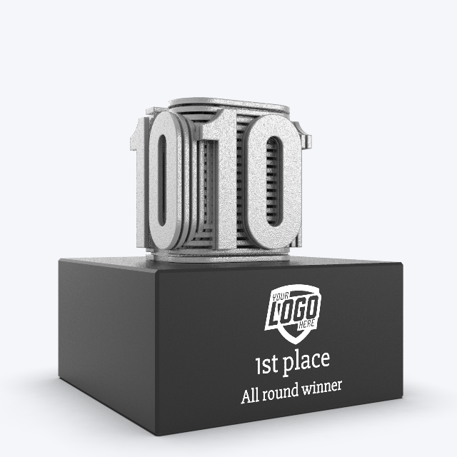 Custom Award_Anniversary Award_Silver 10