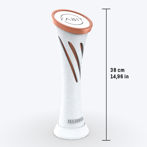 Custom Trophy - Tower Trophy - White Bronze