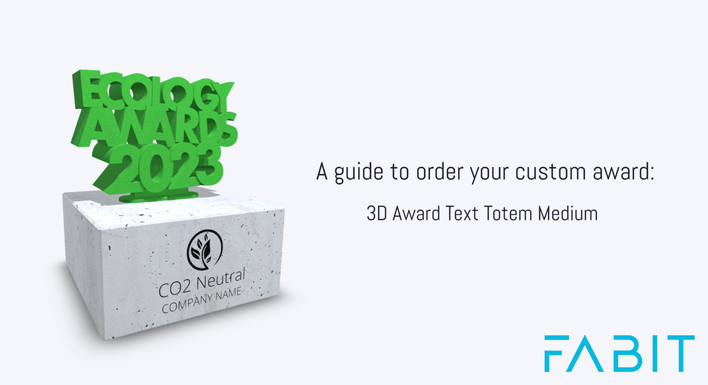 3D Text Totem Medium: How to Create Your Premium Custom Award