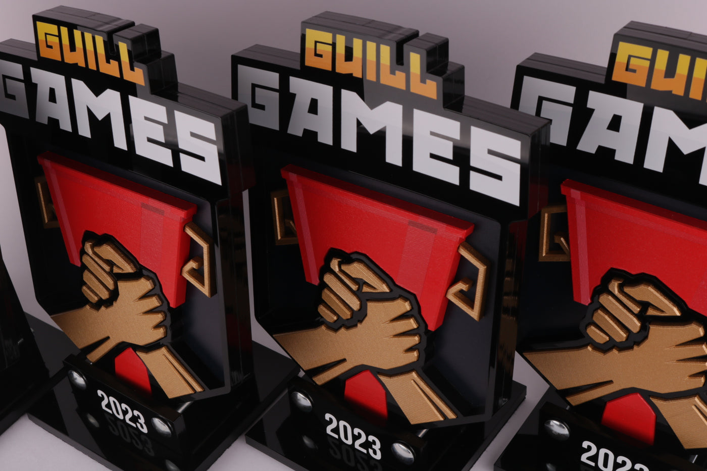 3d printed trophy for guill games