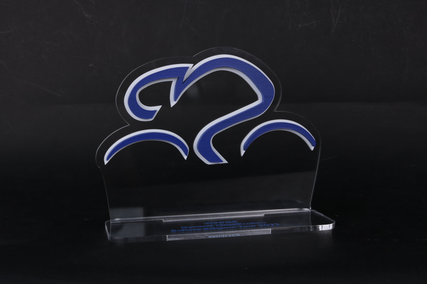 Acrylic custom trophy for baloise tour