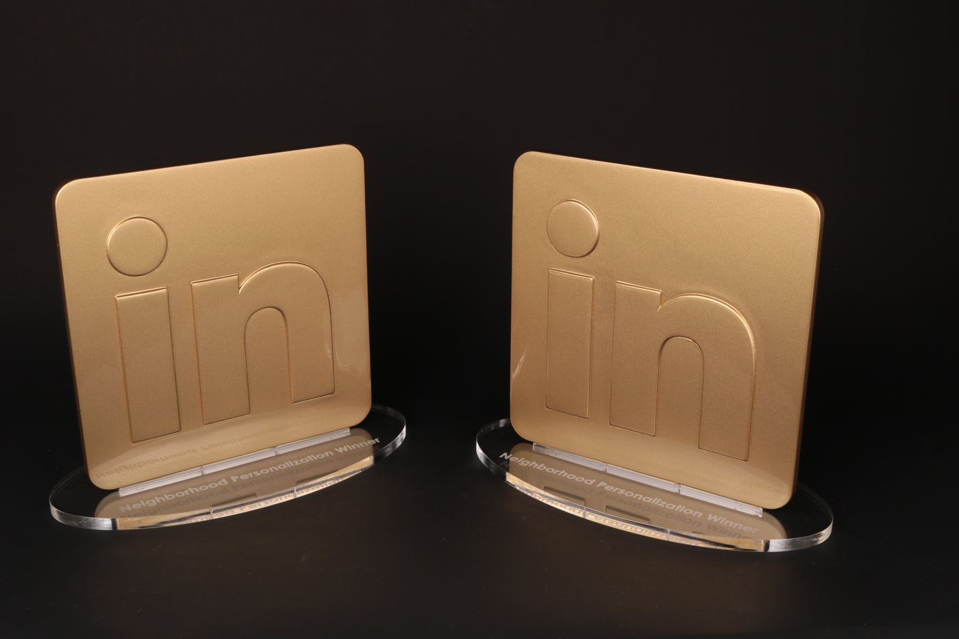 golden trophies for linkedin