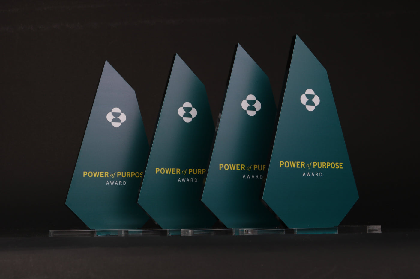 blue trophies for power of purpose