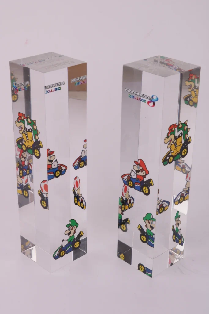 Nintendo France Paris Gaming Week Acryl Plexi Awards Colorful