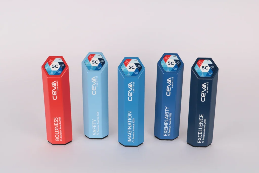 ceva logistics netherlands bv awards 2025 3d print totem hexagon 33a927a2 72bf 4c72 b422 250756cc9b15