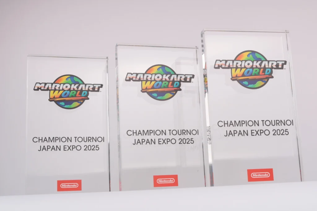 nintendo mariokart world acrylic tombstone full colour uv print webshop custom trophy award 2025