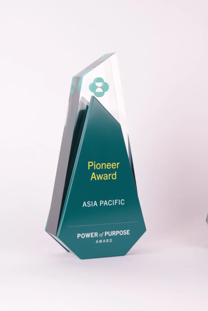 real chemistry power of purpose acrylic corporate recognition award 2024 7c78b07f f74b 4ea6 b94a 31d7d0368c3f