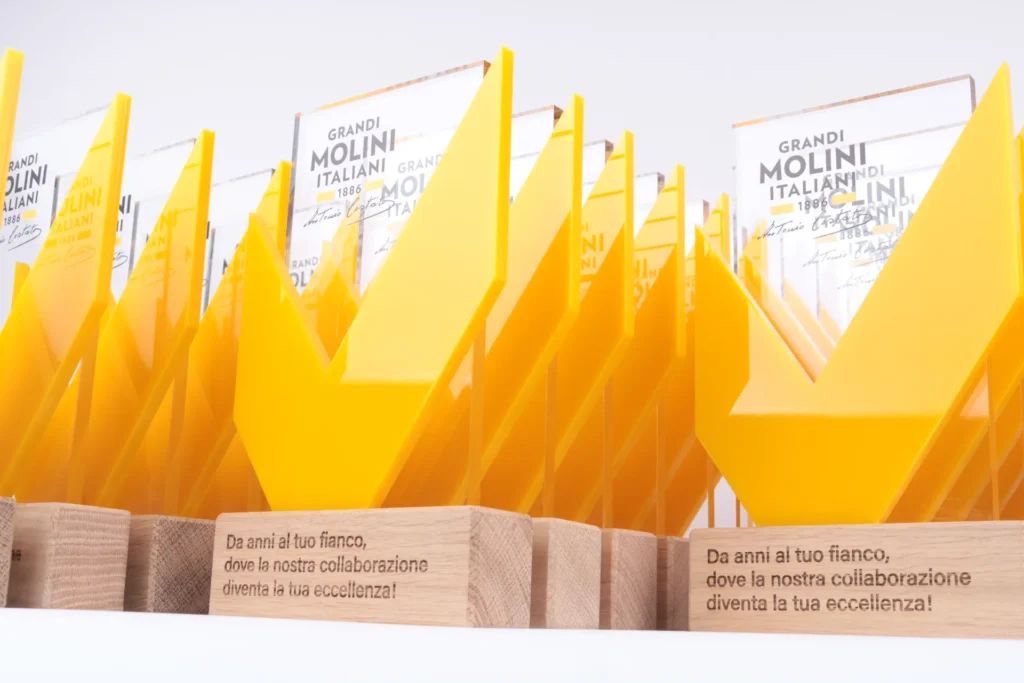 Custom partner awards for Grandi Molini Italiani