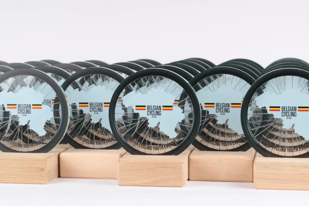 Custom cycling awards for Belgian Cycling