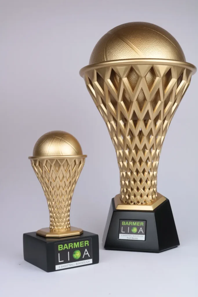 Premium basketball trophy for BARMER Liga