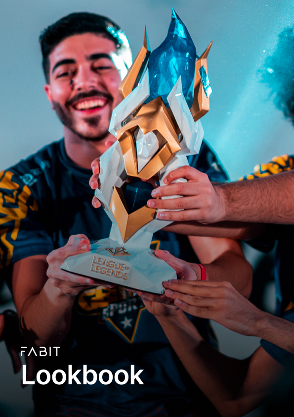 Fabit lookbook featuring custom medal designs and finishes