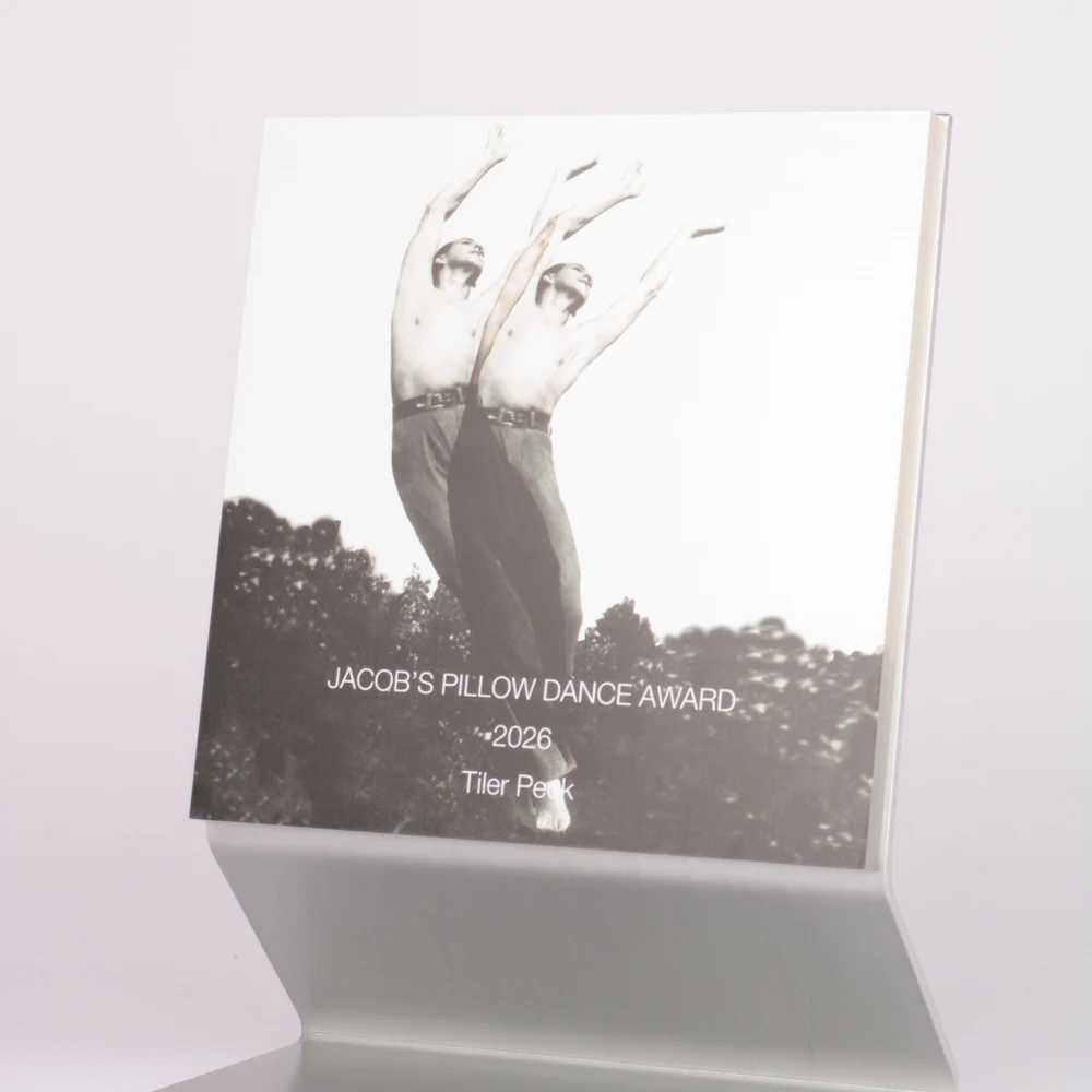 Brushed aluminium Jacob's Pillow Dance Award