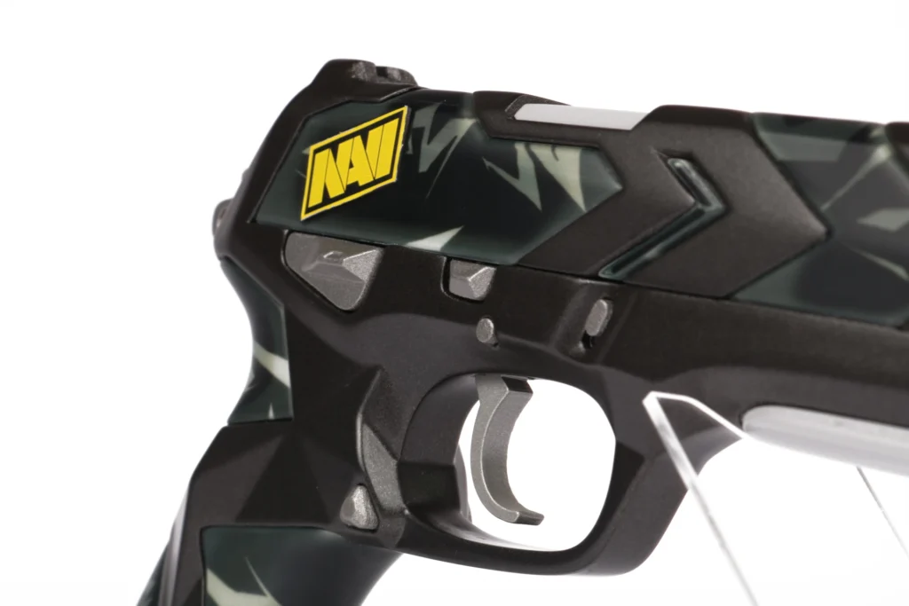 NAVI Valorant Classic replica prop with UV-printed team logo and camouflage pattern